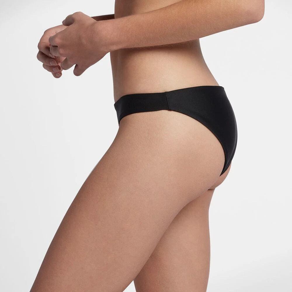NWT Hurley | L | Quick Dry Women's Surf Bottoms Bikini Moderate Coverage Black
